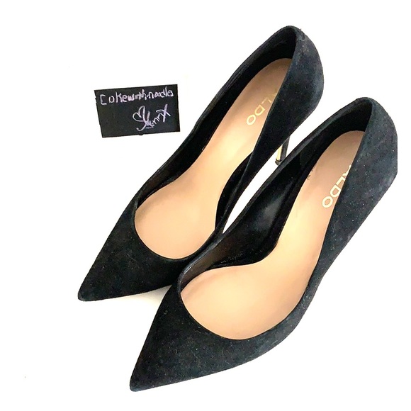 Aldo Shoes - 🧧sold🧧Aldo suede black pump-8